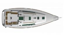 Oceanis 37 Limited Edition : Deck layout