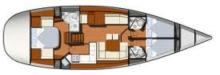 Deck layout - Jeanneau Sun Odyssey 50DS performance, Used (2009) - Martinique (Ref 312)