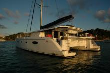 At anchor in Martinique - Fountaine Pajot Salina 48, Used (2008) - Martinique (Ref 325)