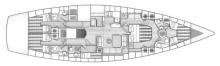 Boat layout - Franchini 63L Franchini, Used (2004) - Martinique (Ref 342)
