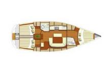 Boat layout - Dufour Yachts Dufour 385 Grand'Large, Used (2005) - Martinique (Ref 343)