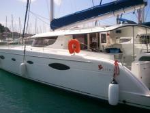 In the marina - Fountaine Pajot Salina 48, Used (2007) - Guadeloupe (Ref 386)