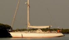 At anchor - Amel Santorin Sloop, Used (1994) - Martinique (Ref 393)