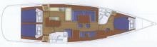 Boat layout - Beneteau Oceanis 50, Used (2006) - Martinique (Ref 398) Boat layout - Beneteau Oceanis 50, Used (2006) - Martinique (Ref 398)