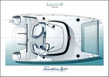 Deck layout - Fountaine Pajot Lavezzi 40 Maestro, Used (2006) - France (Ref 404) Deck layout - Fountaine Pajot Lavezzi 40 Maestro, Used (2006) - France (Ref 404)