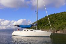 At anchor in Martinique - Gibert Marine Gib' Sea 302, Used (1995) - Martinique (Ref 406)