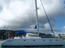 Fountaine Pajot Venezia 42: at anchor in Martinique