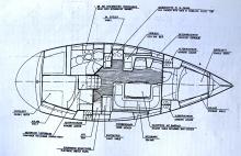 Boat layout - Bavaria Yachts Bavaria 37 C2, Used (2001) - Martinique (Ref 423)