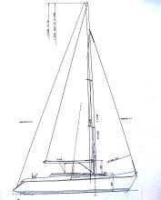 Boat layout - Bavaria Yachts Bavaria 37 C2, Used (2001) - Martinique (Ref 423)