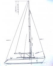 Boat layout - Bavaria Yachts Bavaria 37 C2, Used (2001) - Martinique (Ref 423)