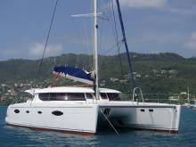 At anchor in Martinique - Fountaine Pajot Salina 48, Used (2008) - Martinique (Ref 480)