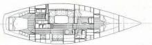 North Wind 47 : Boat layout