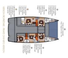 Sanya 57 Maestro : Boat layout