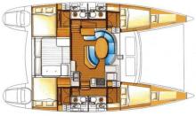 Lagoon 410 S2 : Plan d'aménagement