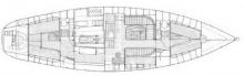 Santorin Ketch : Boat layout