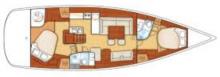Oceanis 49 : Boat layout