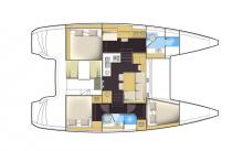 Lagoon 39 : Boat layout