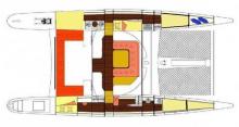 Outremer 55 : Boat layout