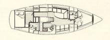 Irwin 41 : Boat layout