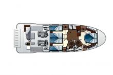 Azimut 48 : Boat layout