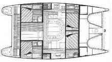 Privilge 12 m : Boat layout