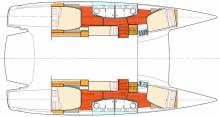 Salina 48 Evolution : Boat layout