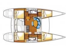 Lagoon 380 S2 :Boat layout