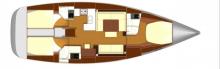 Dufour 485 Grand’Large: Boat layout