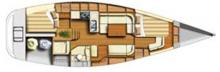 Dufour 40 Performance : Boat layout