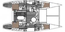 Lagoon 47 : Boat layout