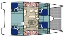 Leopard 45: Boat layout