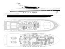 Mangousta 92': Boat layout