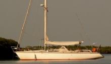 At anchor - Amel Santorin sloop, Used (1994) - Martinique (Ref 240)