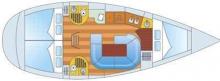 Sun Dance 36: Boat layout