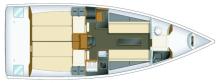 Sun Fast 3200: Boat layout