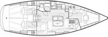 Bavaria 40: Boat layout