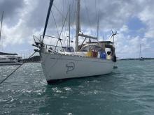 Dufour 36 DI : At anchor in Martinique