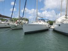 Beneteau 50: In marina