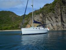 Bénéteau Cyclades 39.3 : At anchor