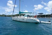 Bénéteau First 38s5 : At anchor in Martinique