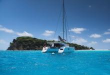 Fountaine Pajot Hélia 44 Quatuor : At anchor in The Grenadines