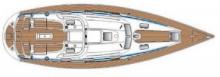 Bavaria 42 Cruiser : Deck layout