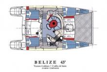 Belize 43 : Boat layout