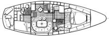 Belliure 41 : Boat layout