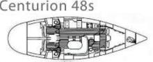 Centurion 48s : Cabins layout