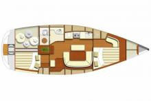 Dufour 385 GL : Boat layout