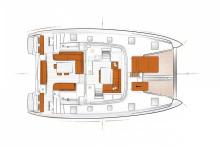 Excess 12 : Saloon and cockpit layout
