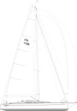 Italia 11.98 : Sails plan