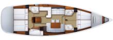Jeanneau 53 : Boat layout Jeanneau 53 : Boat layout