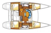 Lagoon 380 : Cabins layout Lagoon 380 : Cabins layout